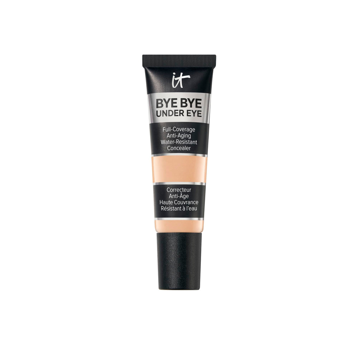 IT Cosmetics Bye Bye Under Eye Concealer - Water-Resistant, 24H Full Coverage Brightening Concealer For Dark Circles, Fine Lines, Redness & Discoloration, Anti-Aging Color Correcting Cream - 0.4 fl oz